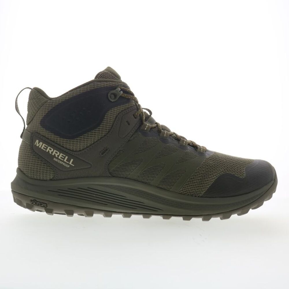 Merrell Mens Nova 3 Tactical Mid Waterproof Green Boots (NWT)